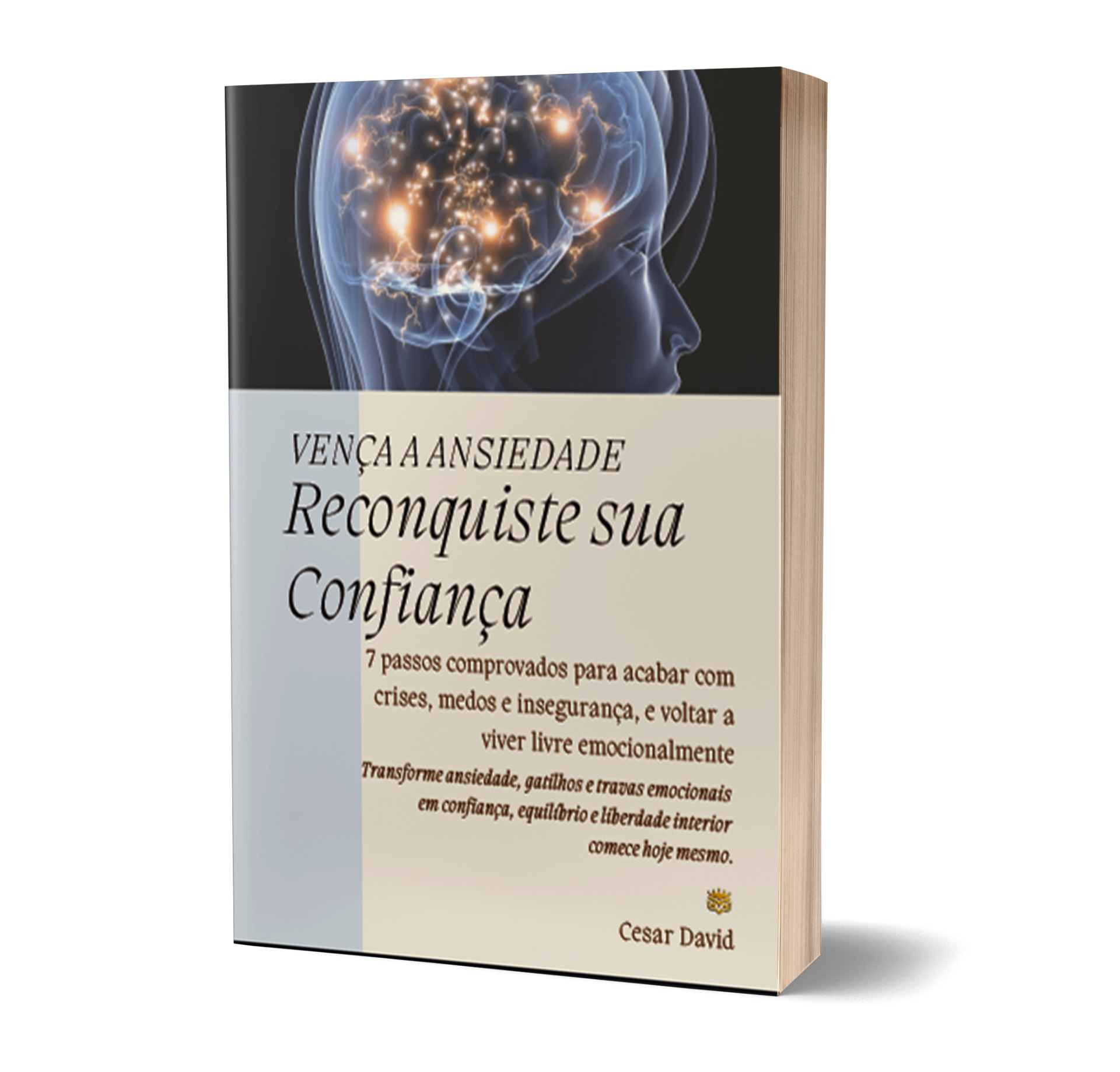 Capa do livro Vença a Ansiedade, de Cesar David